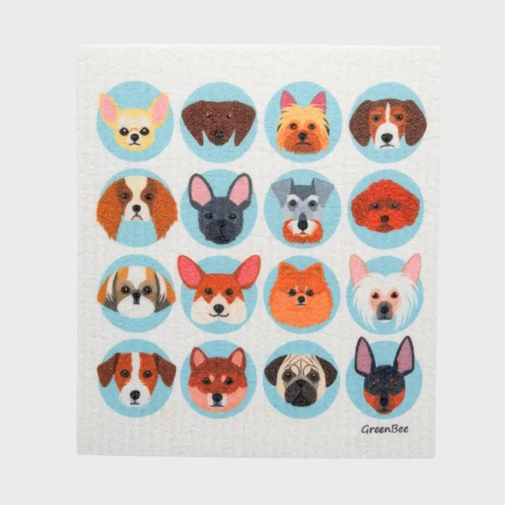 Dogs Swedish Dishcloth | Reusable Paper Towels