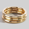 Metallic Triple Bangle Bracelet