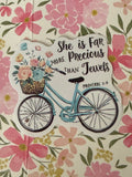 cute bible verse sticker - Bike