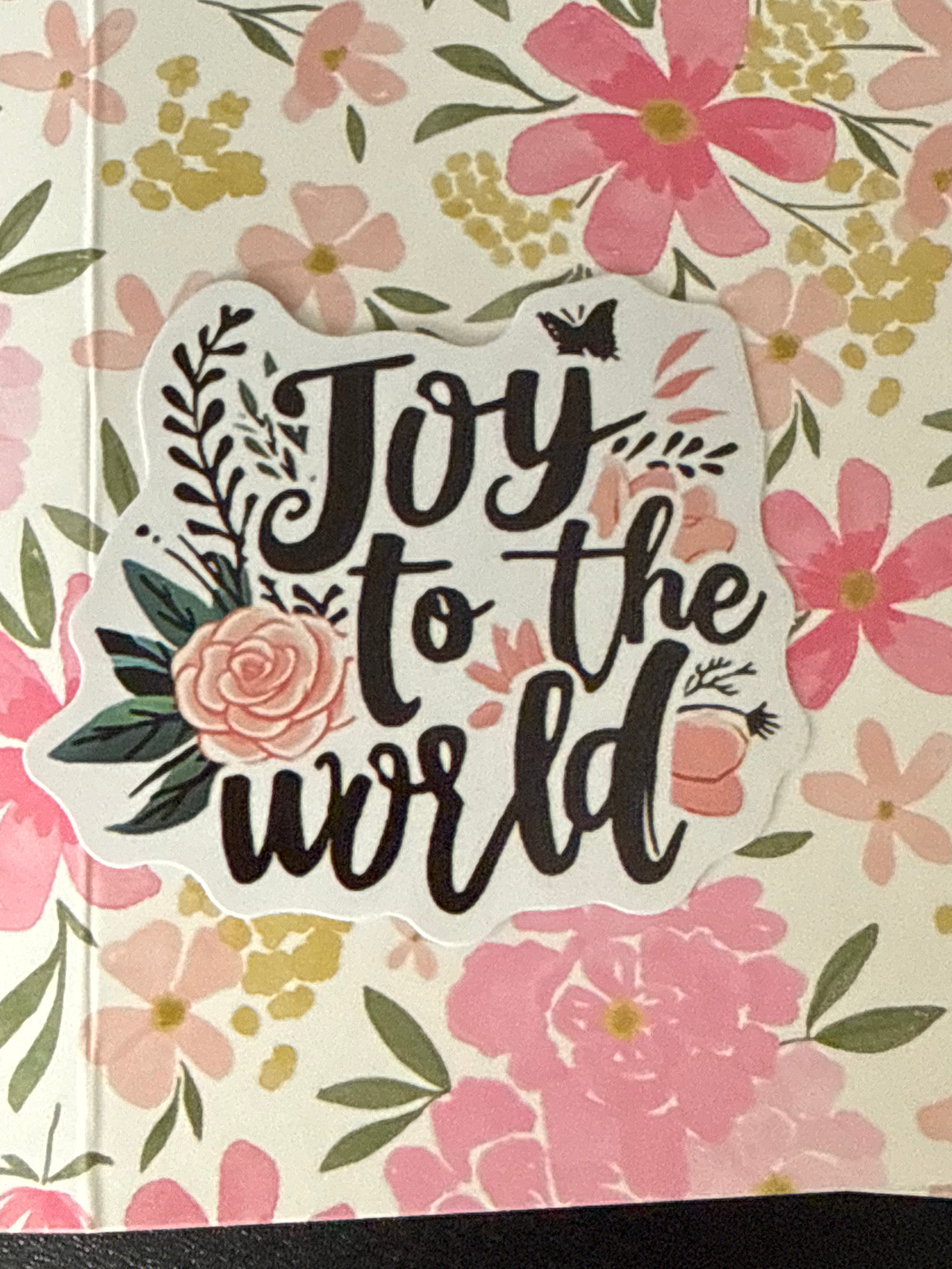 joy to the world sticker